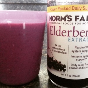 kids elderberry fruit smoothie