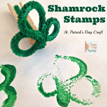 Shamrock Stamps square