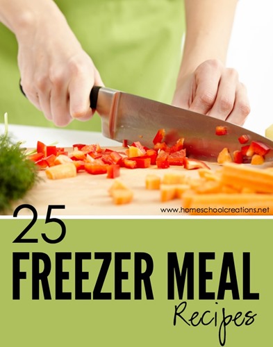 Freezer Cooking Labels Printable - Round 2 of Freezer Cooking (22 Meals!)