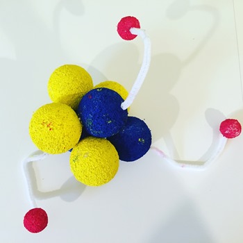 3D lithium atom model project