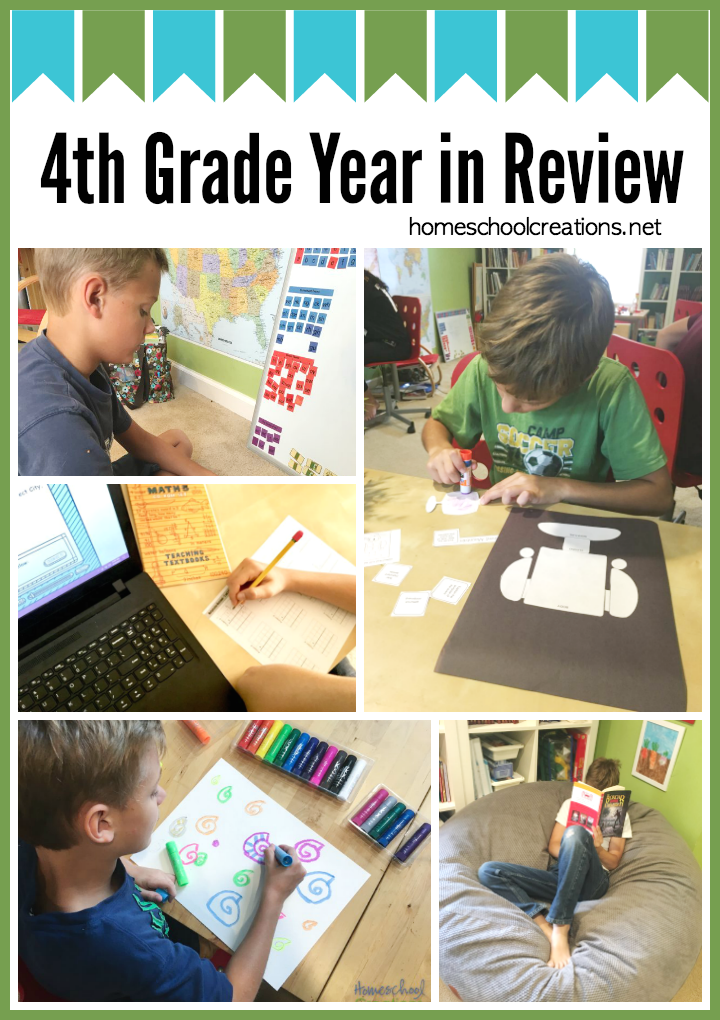 4th Grade Year in Review Homeschool Curriculum Choices