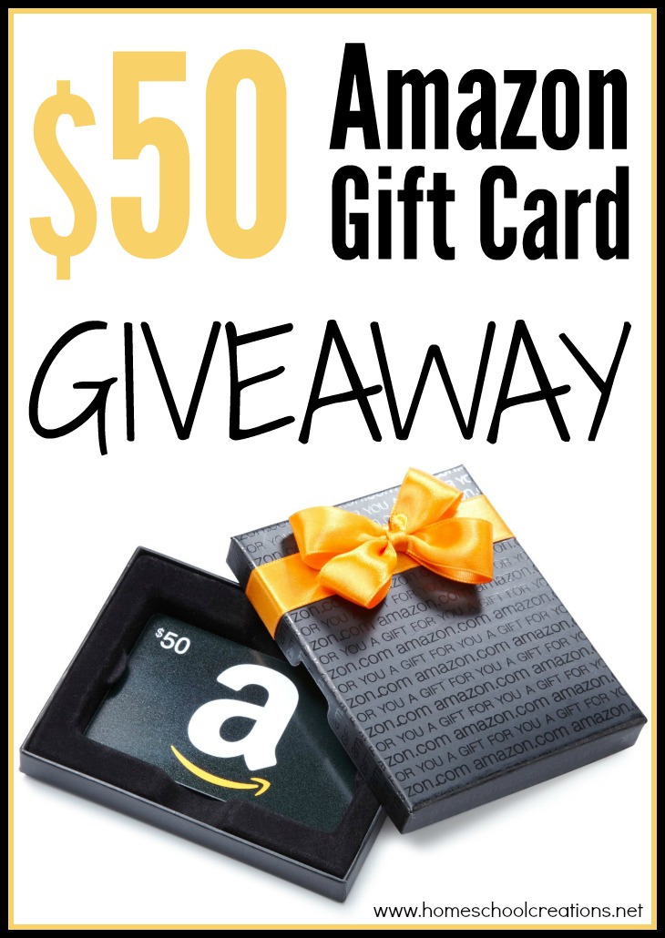 50 Amazon Gift Card Back to School Giveaway