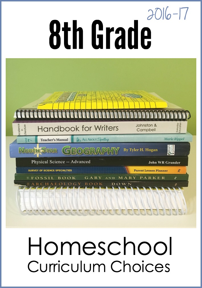 8th Grade Homeschool Curriculum Choices