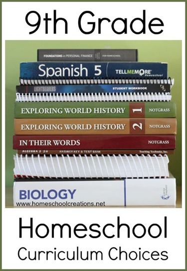 9th Grade Homeschool Curriculum Choices