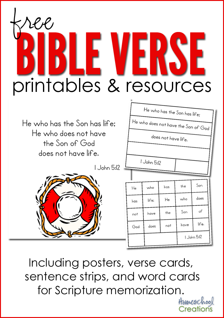 Free Printable 10 Bible Verses To Teach Your Preschooler Pin On Bible 