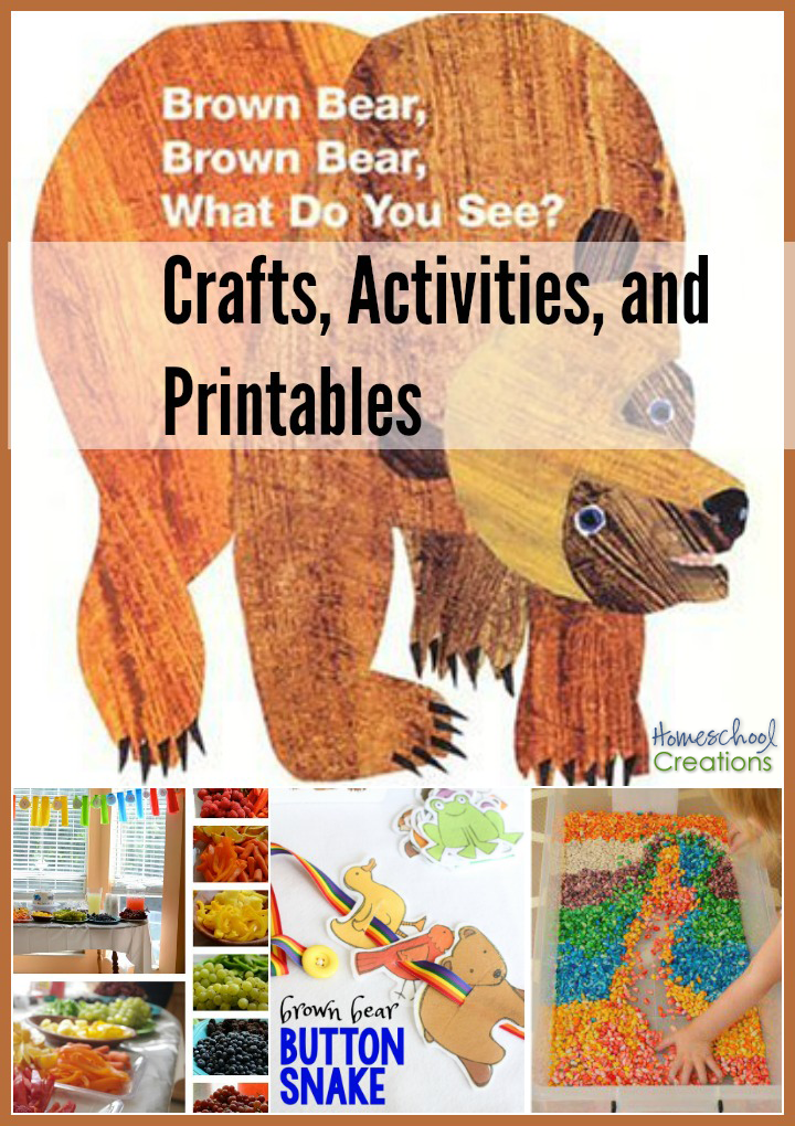 Brown Bear, Brown Bear crafts, activities, and printables