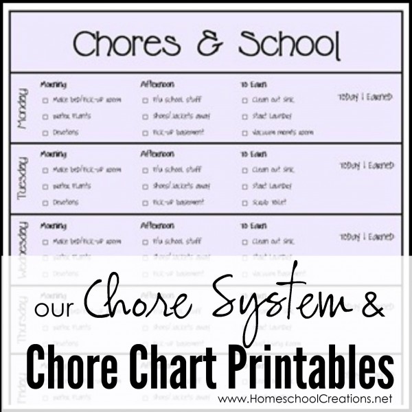 Dave Ramsey Junior Chore Chart
