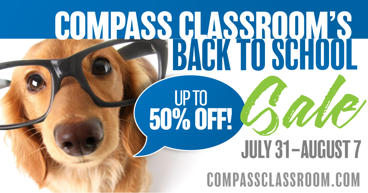 Back to School Sale Save up to 50 off Compass Classroom
