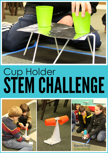 Cup holder #STEM challenge project for kids