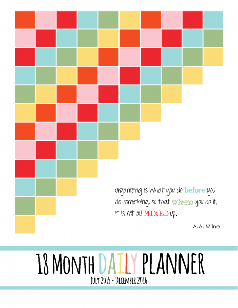 Daily Planner Cover image