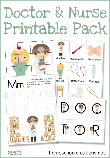 Doctor & Nurse Printable Pack