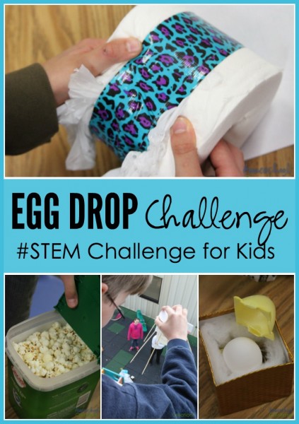 Egg drop experiment #stem challenge for kids