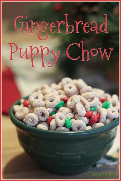 Gingerbread puppy chow recipe