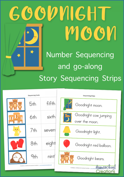 Goodnight Moon Sequencing Cards Free Printable