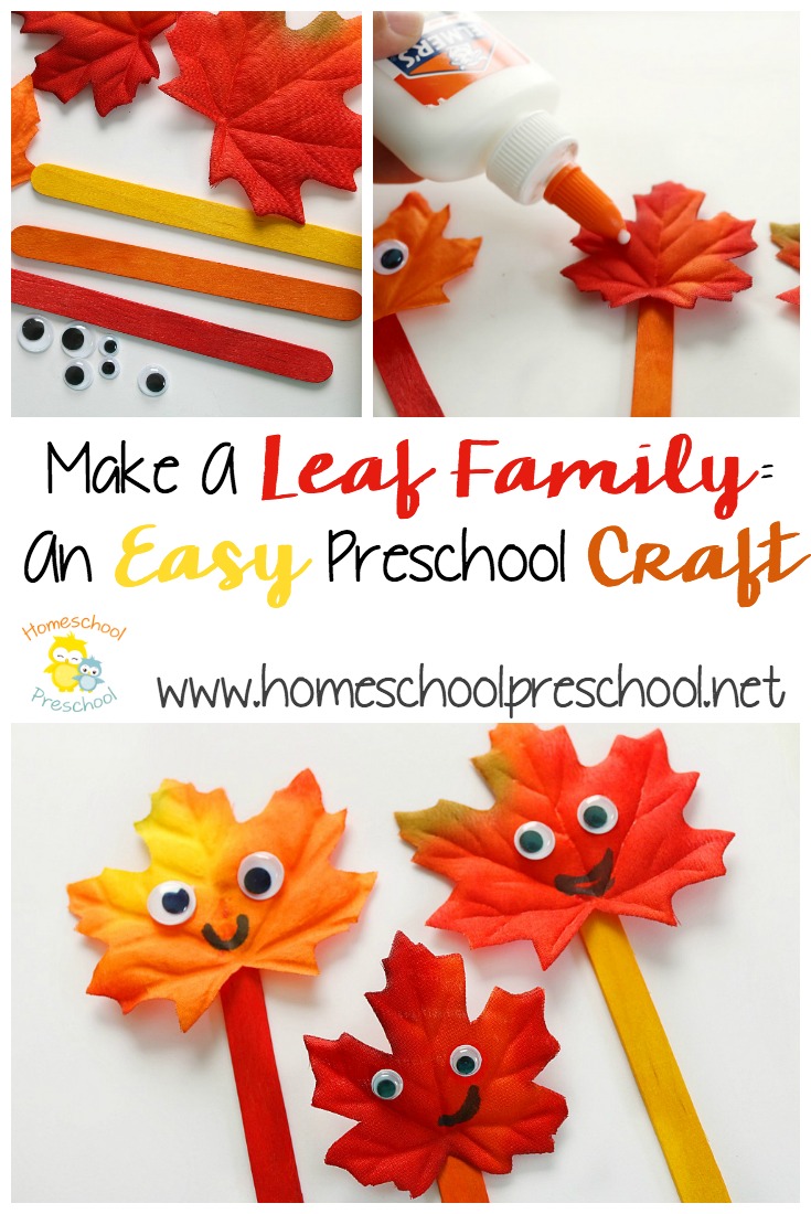 Leaf family craft leaf-family-craft