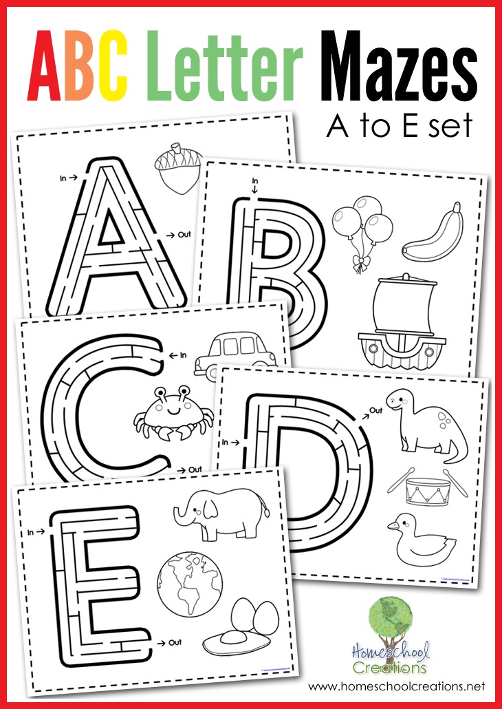 Alphabet Mazes