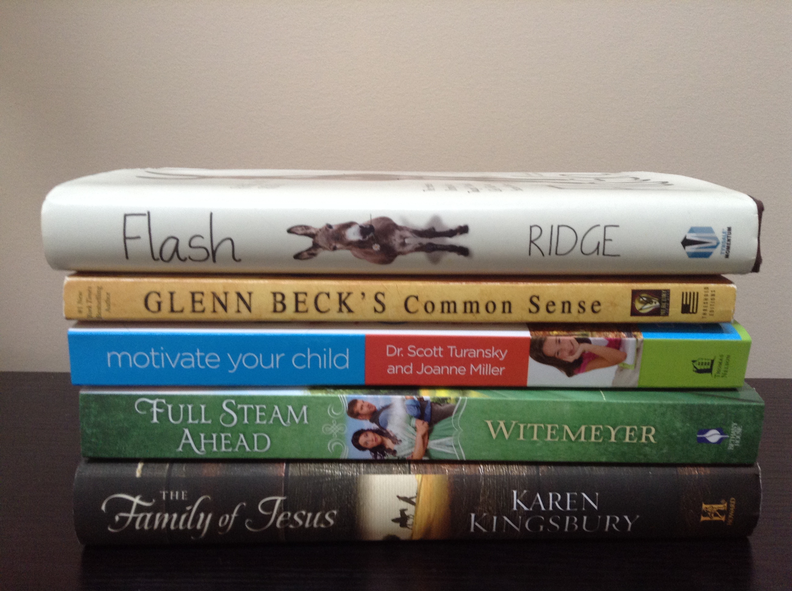 Moms reading pile June 2015