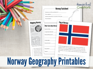 Norway Geography Printables - Free Educational Printable