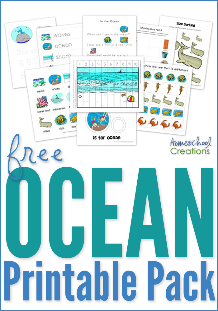 Ocean Preschool Pack Free Preschool Printables