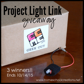 Project Light Link from EEME giveaway {%{% Homeschool Creations