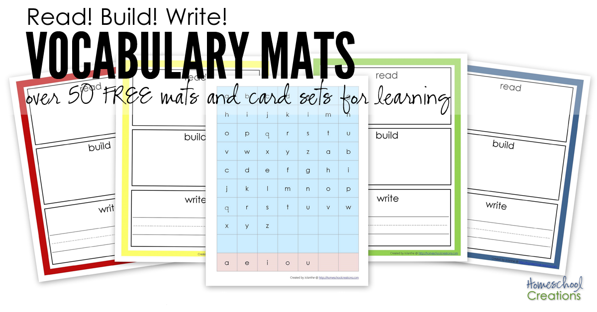 Abc Vocabulary Chart