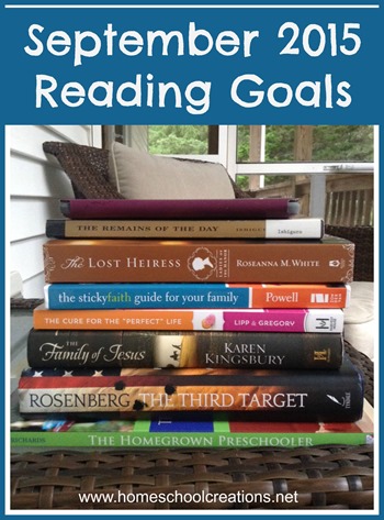 September reading goals