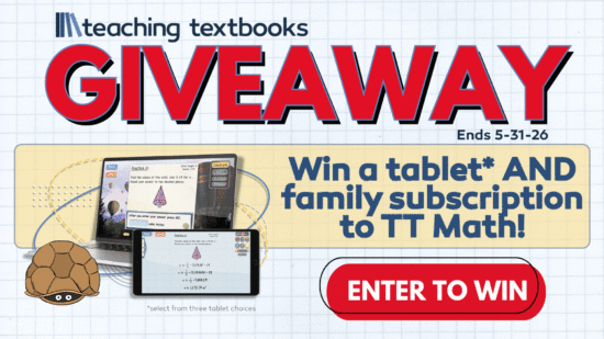 Teaching Textbooks Givwaway