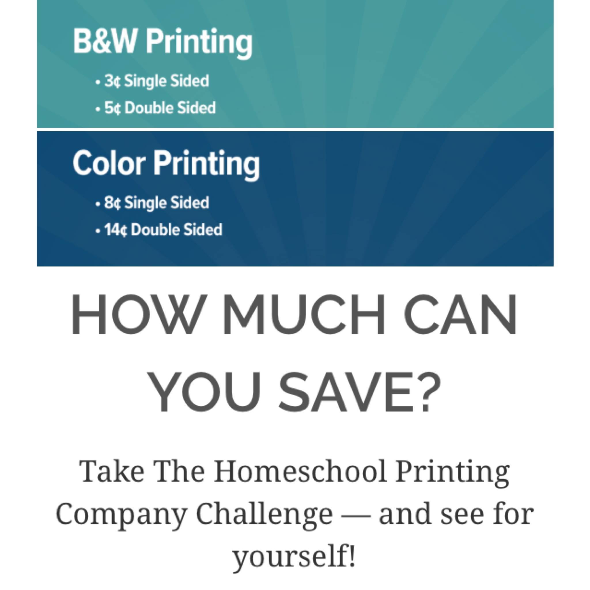 Print PDF Files for Less Inexpensive Homeschool Printing