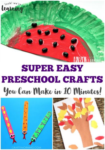 Pocket Wockets and 10 Minute Preschool Crafts - Preschool and