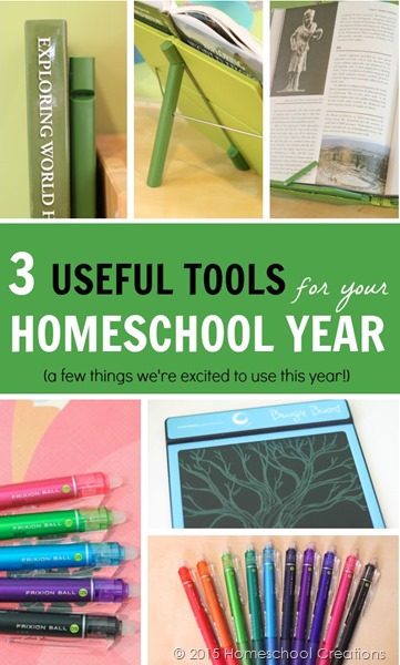 Three useful tools for your homeschool year