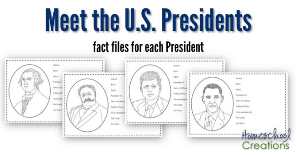 President Fact Files Free Printable