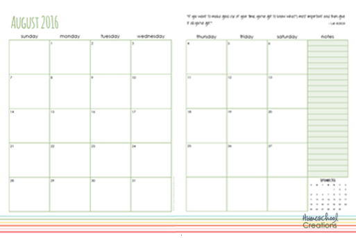 yearly planning calendar template 2017
