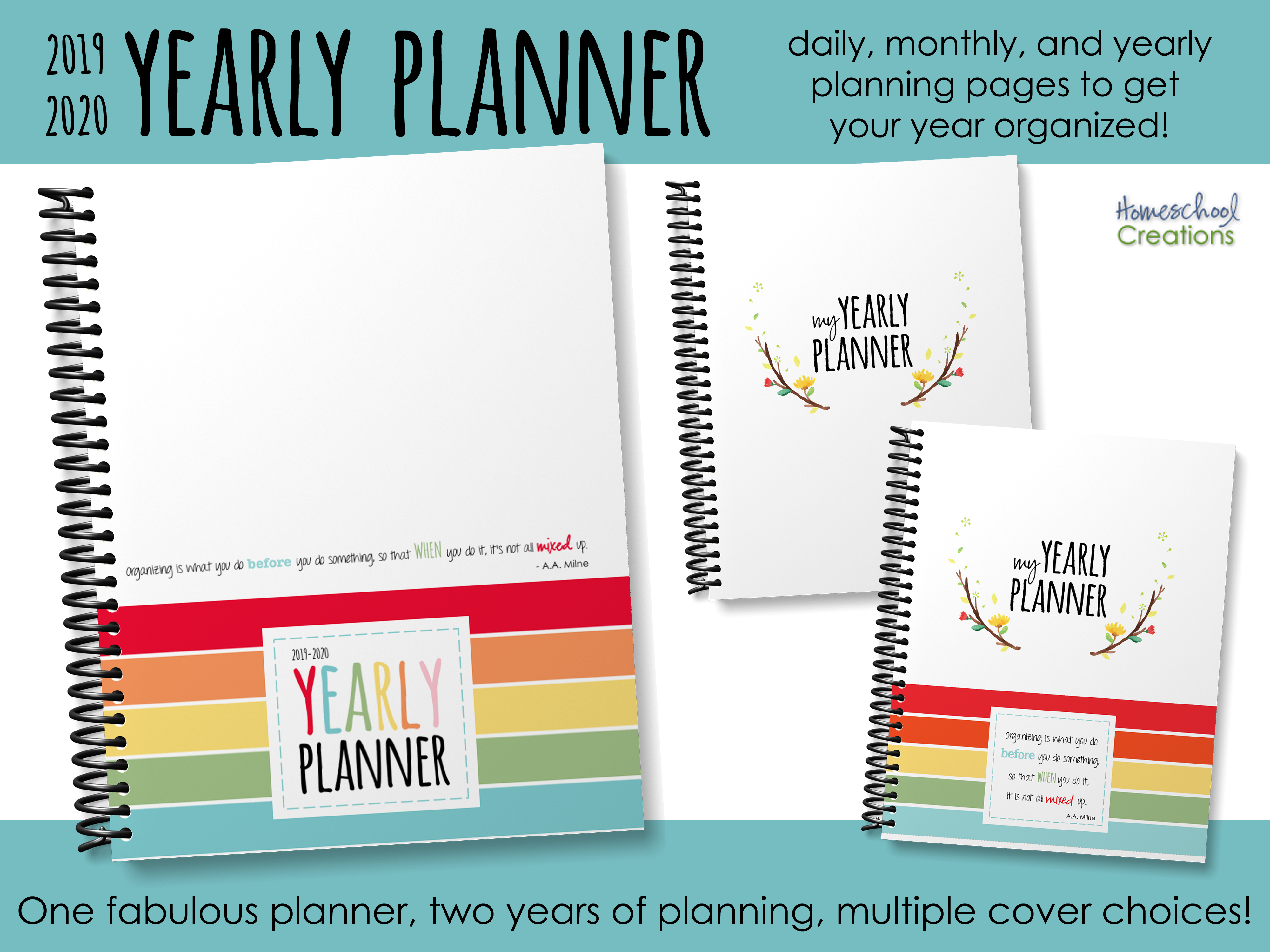 Yearly Planner Organize Your Days