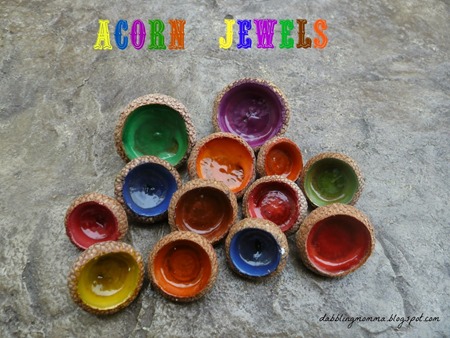 acorn caps colored pm