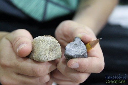 Rock collecting for kids