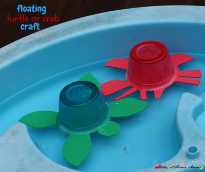 floating turtle or crab craft