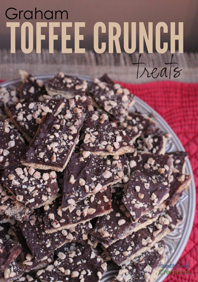 graham toffee crunch treats recipe from Homeschool Creations copy