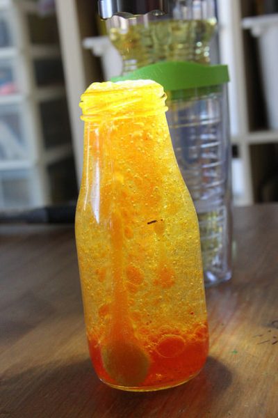 homemade lava lamp