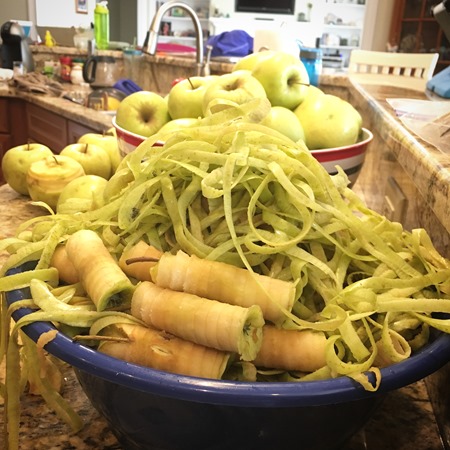 making applesauce