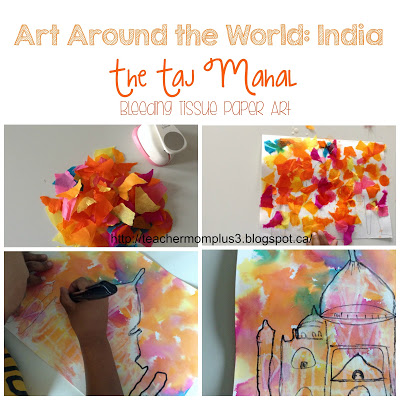 taj mahal art project